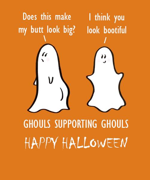 Funny personalised halloween card